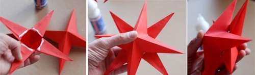 hacer estrellas de papel en 3D