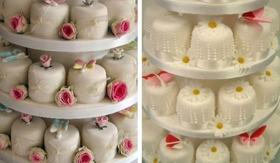hacer un pastel de cupcake para la boda