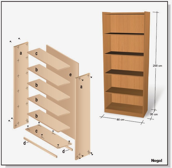 Cómo hacer una biblioteca de madera