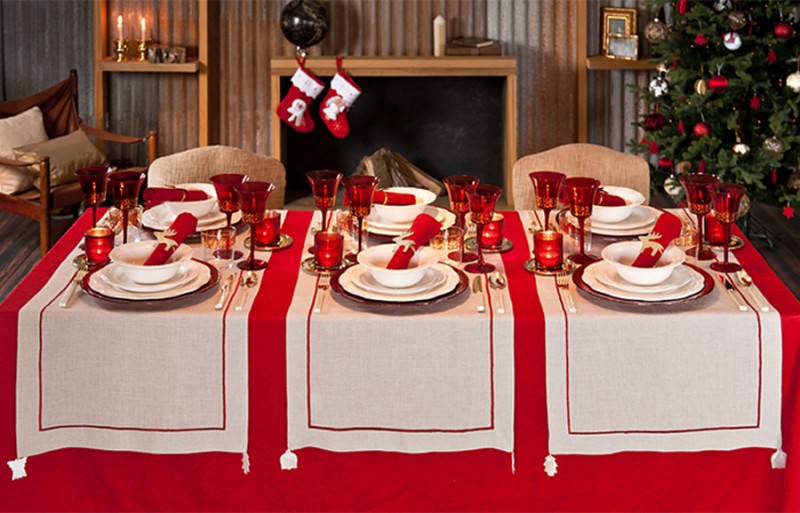 Cómo decorar la mesa en Navidad