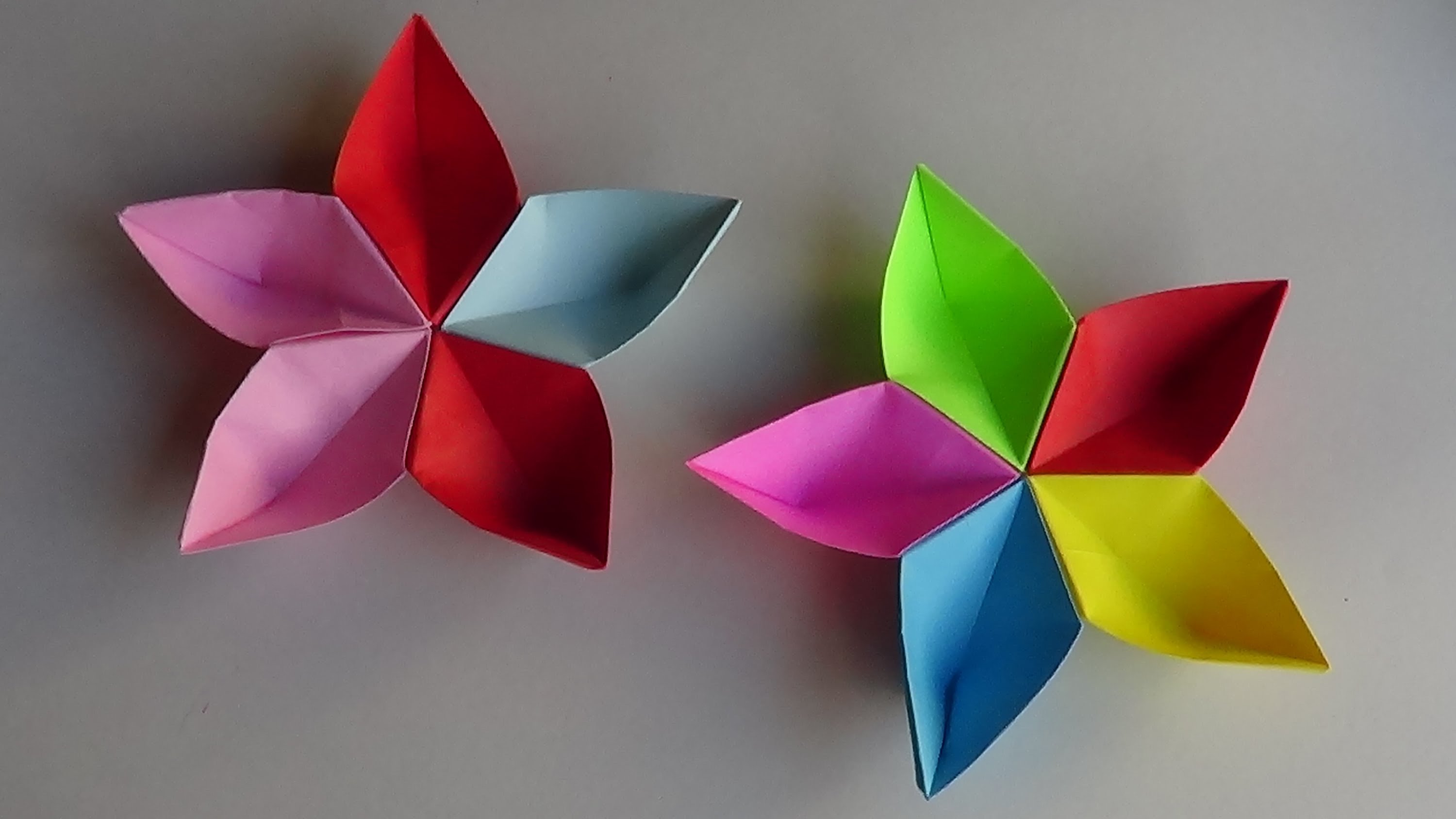 ¿Cómo hacer flores de origami con papel? ¿Cómo lo puedo hacer?