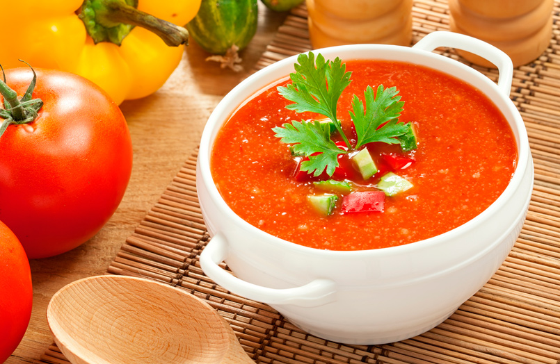Cómo hacer sopa de tomate