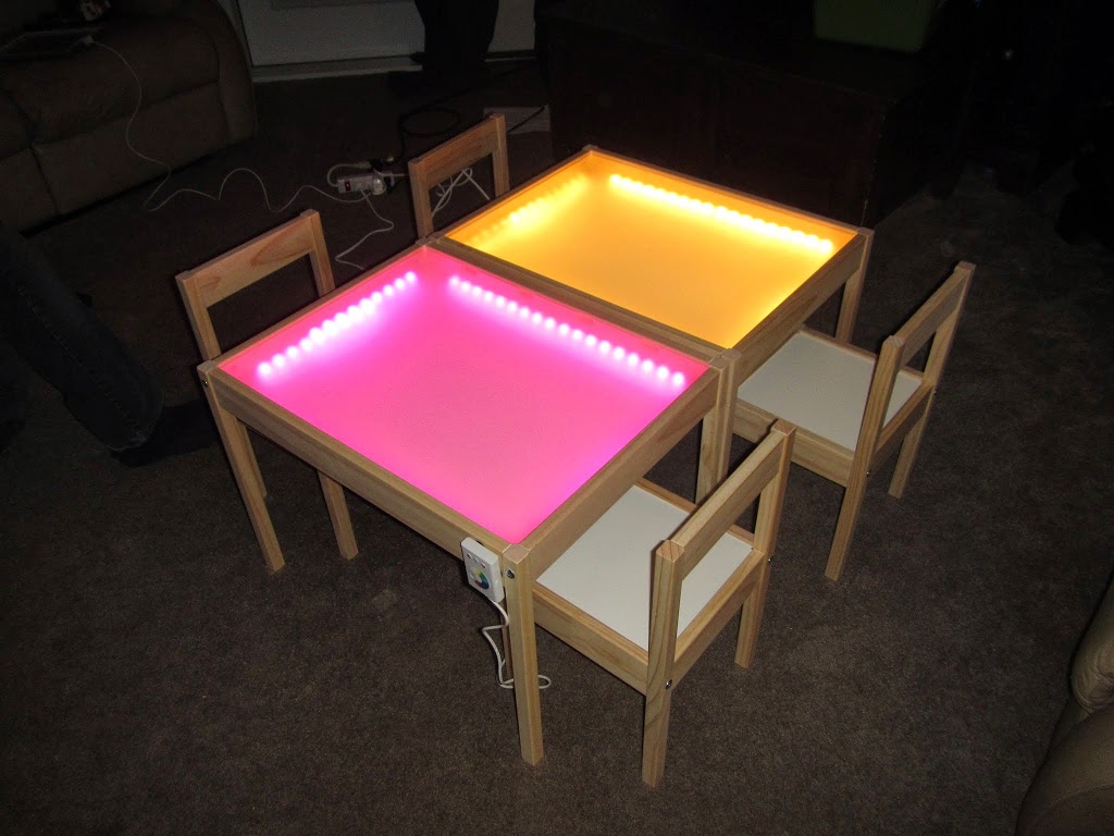 Como hacer una mesa de luz 3