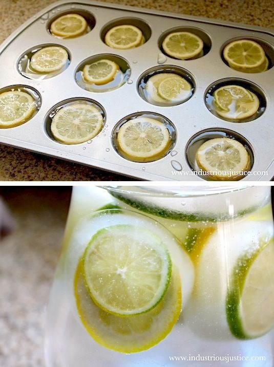 Cómo crear hielos de limón 3