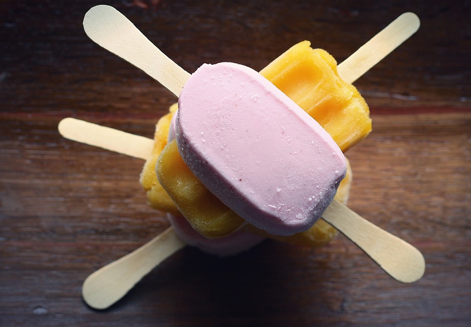 Strawberry Popsicle Ice Cream Food Mango Dessert